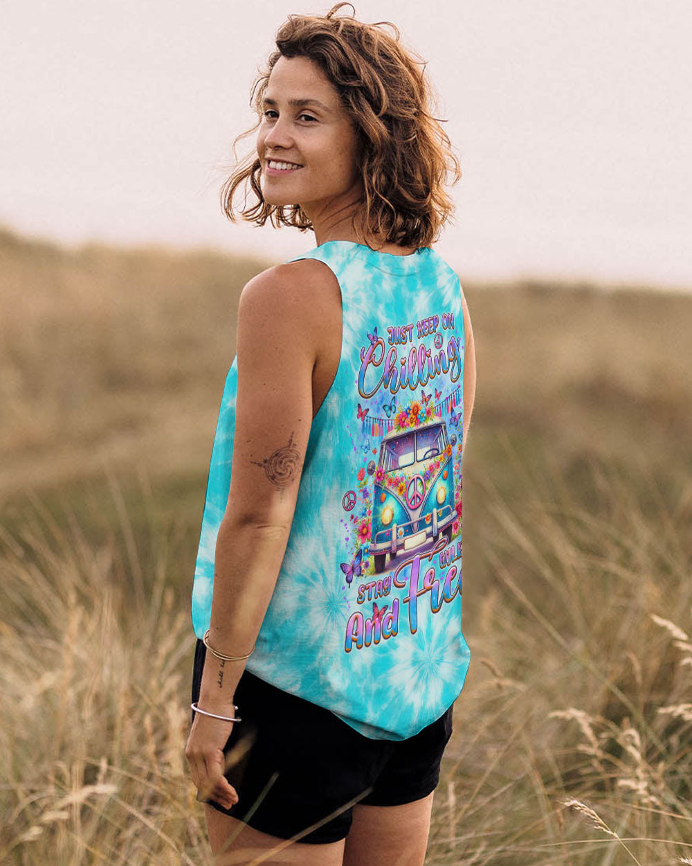 JUST KEEP ON CHILLING STAY WILD AND FREE BUS ALL OVER PRINT - TLNZ1804252