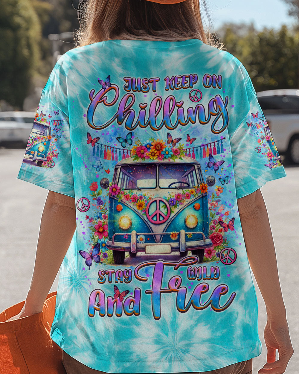 JUST KEEP ON CHILLING STAY WILD AND FREE BUS ALL OVER PRINT - TLNZ1804252
