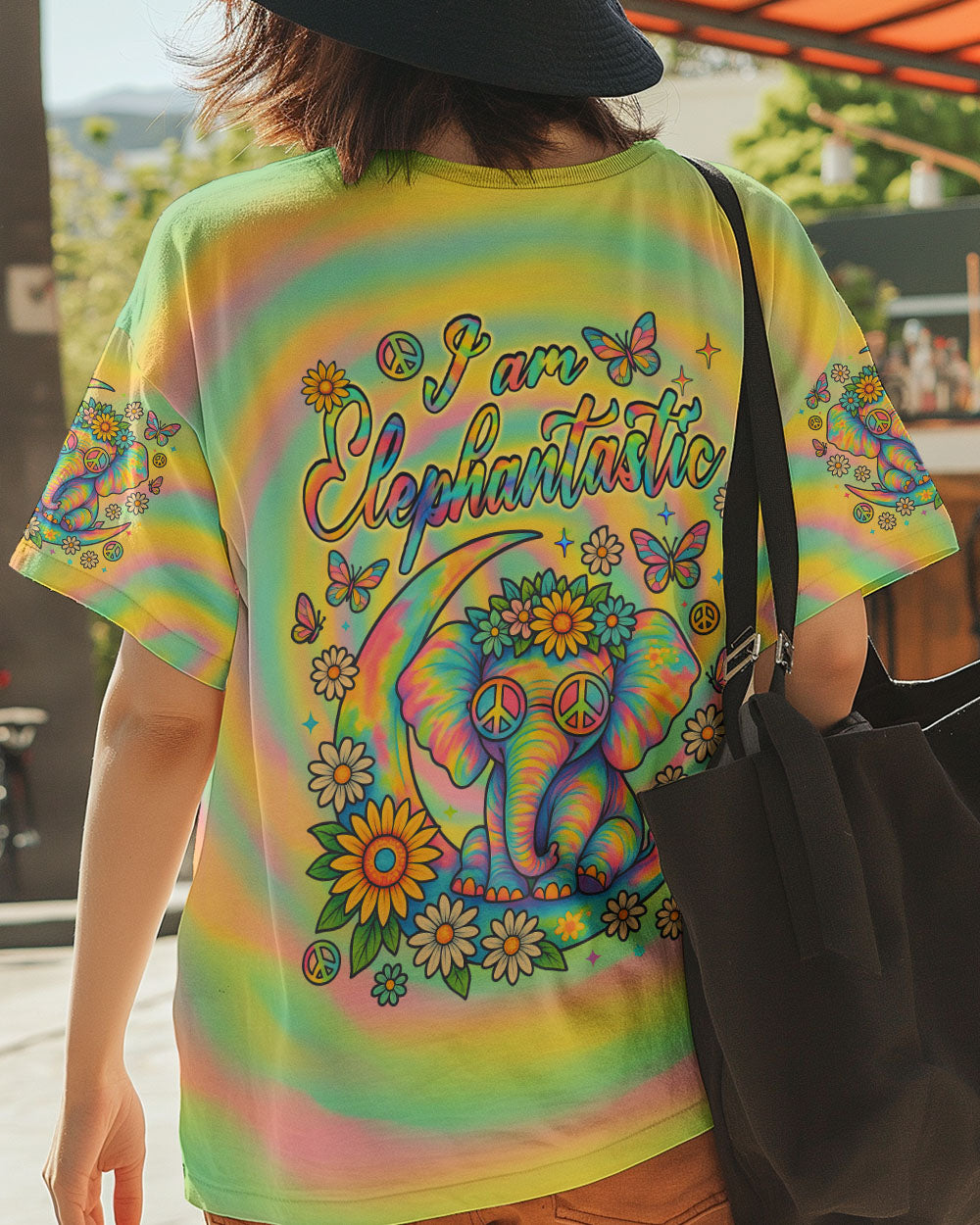 I AM ELEPHANTASTIC ELEPHANT TIE DYE ALL OVER PRINT - TLNZ1806253