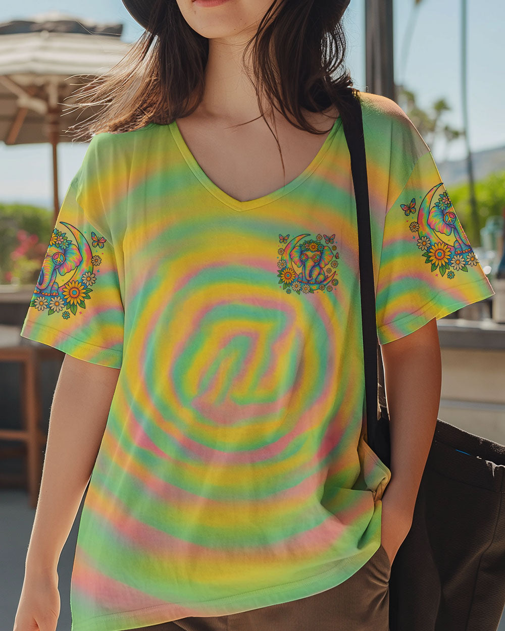 I AM ELEPHANTASTIC ELEPHANT TIE DYE ALL OVER PRINT - TLNZ1806253