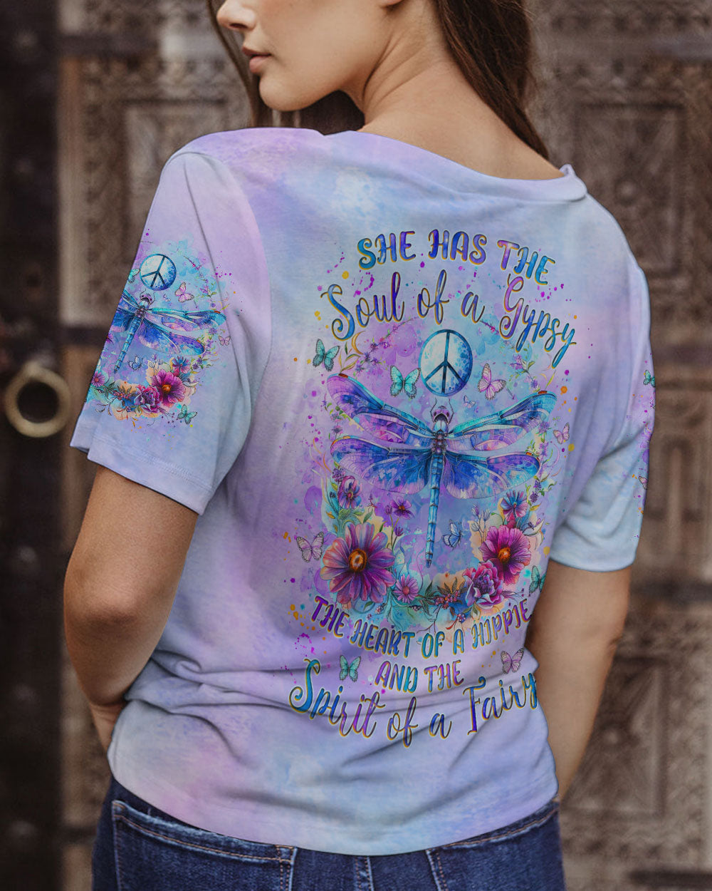 SPIRIT OF A FAIRY DRAGONFLY ALL OVER PRINT - TLNZ1907243