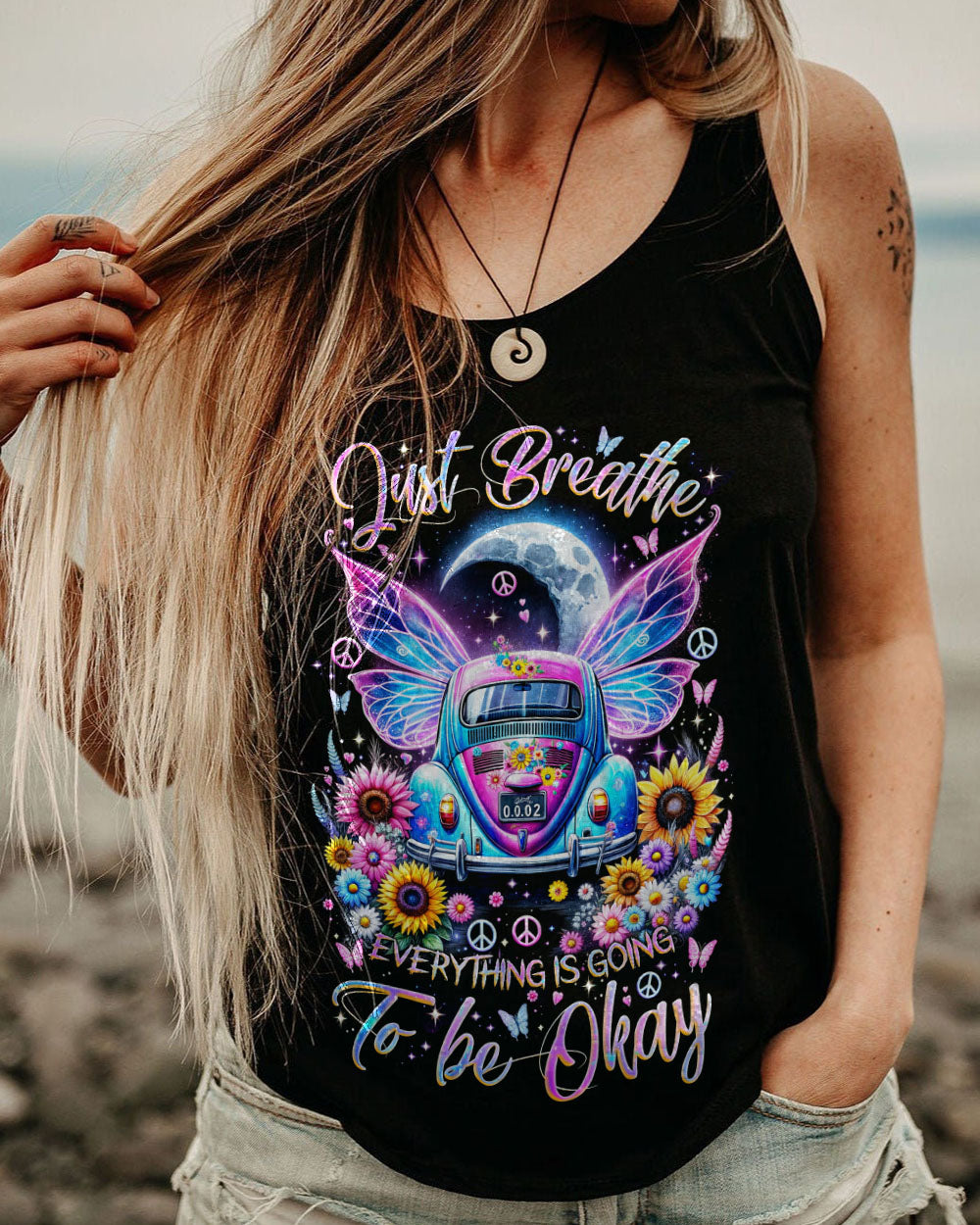 JUST BREATHE CAR WINGS ALL OVER PRINT - TLNZ1912231