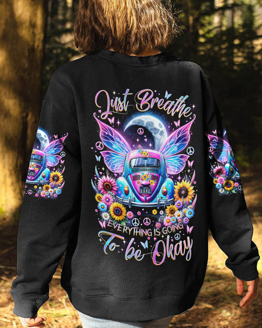 JUST BREATHE CAR WINGS ALL OVER PRINT - TLNZ1912231