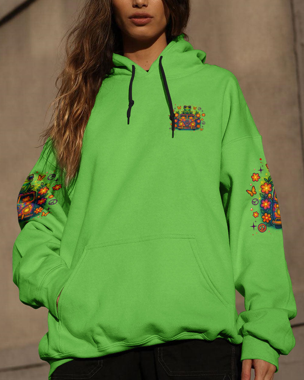 BE YOU THE WORLD WILL ADJUST FROG ALL OVER PRINT - TLNZ2005253