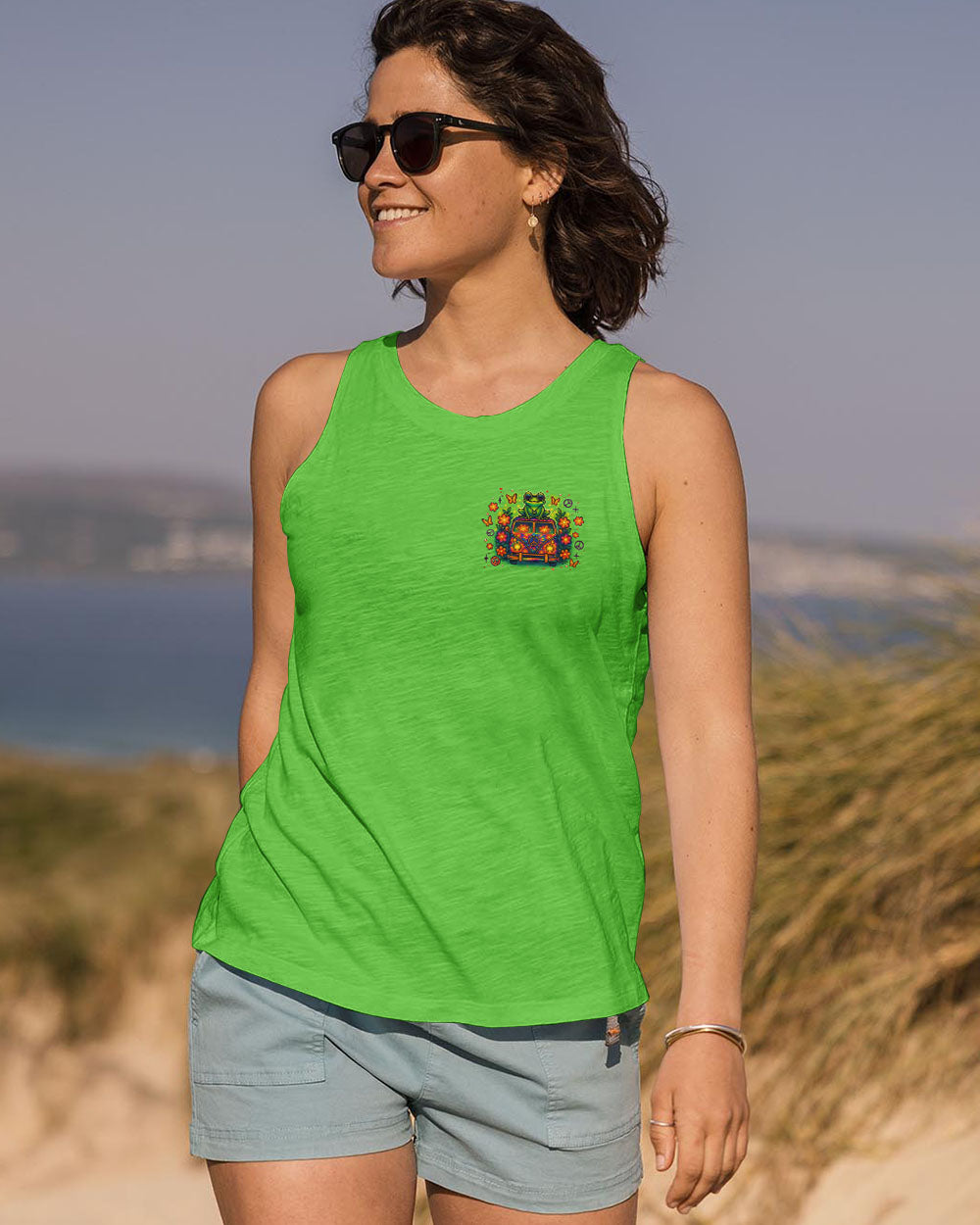 BE YOU THE WORLD WILL ADJUST FROG ALL OVER PRINT - TLNZ2005253