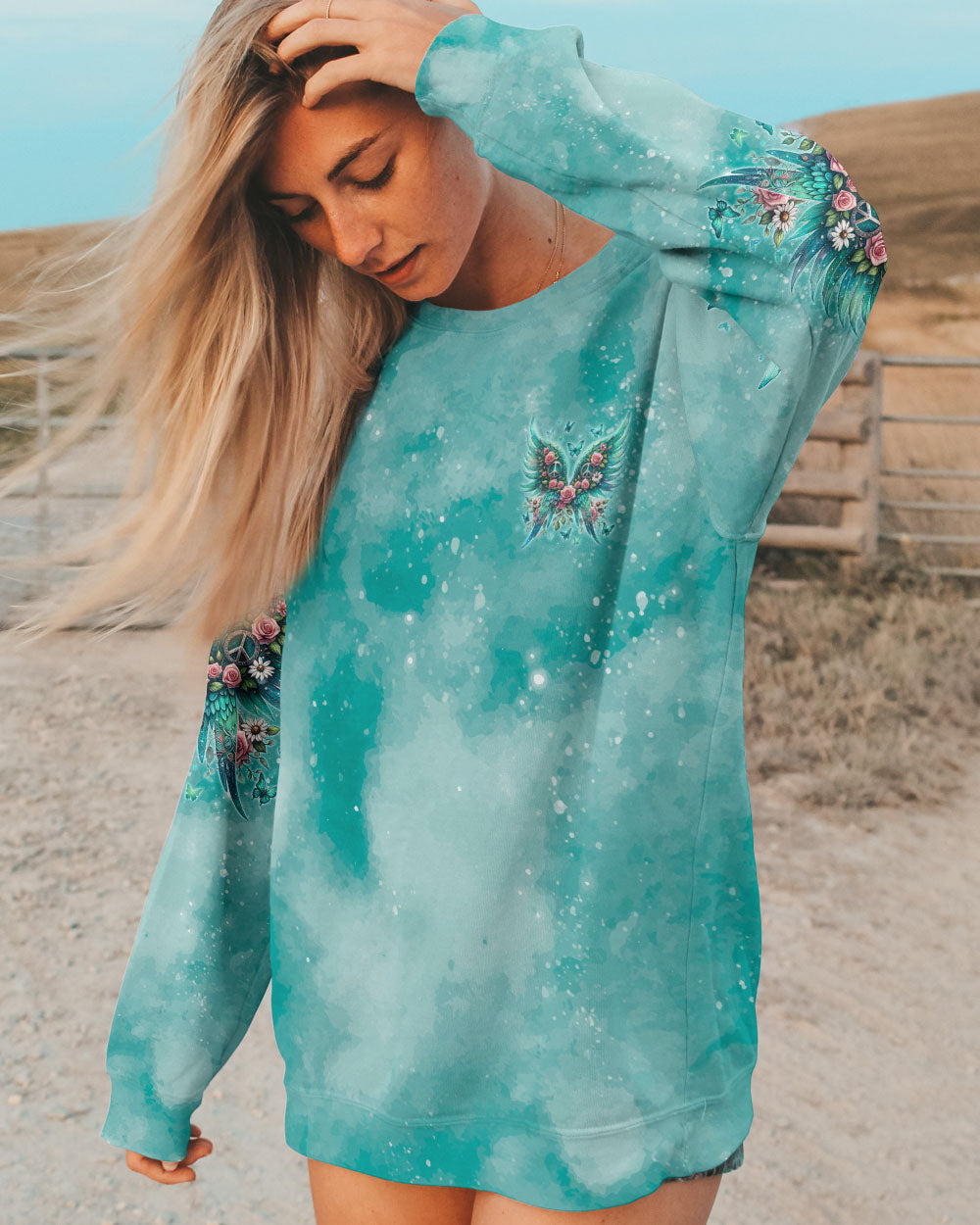 I BELIEVE THERE ARE ANGELS AMONG US WINGS ALL OVER PRINT - TLNZ2012231