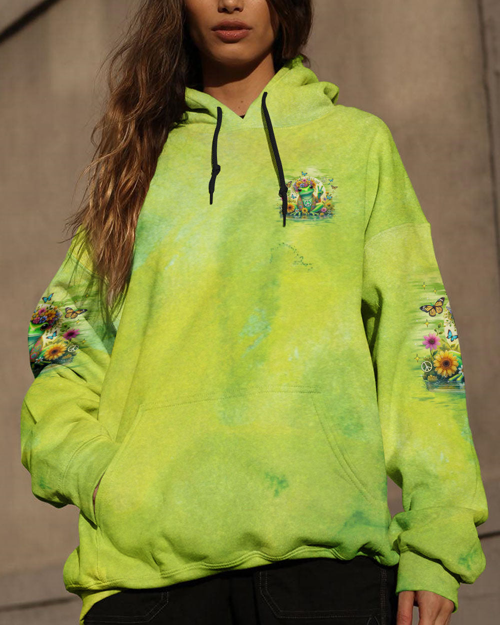 HELLO DARKNESS MY OLD FRIEND FROG ALL OVER PRINT  - TLNZ2101251