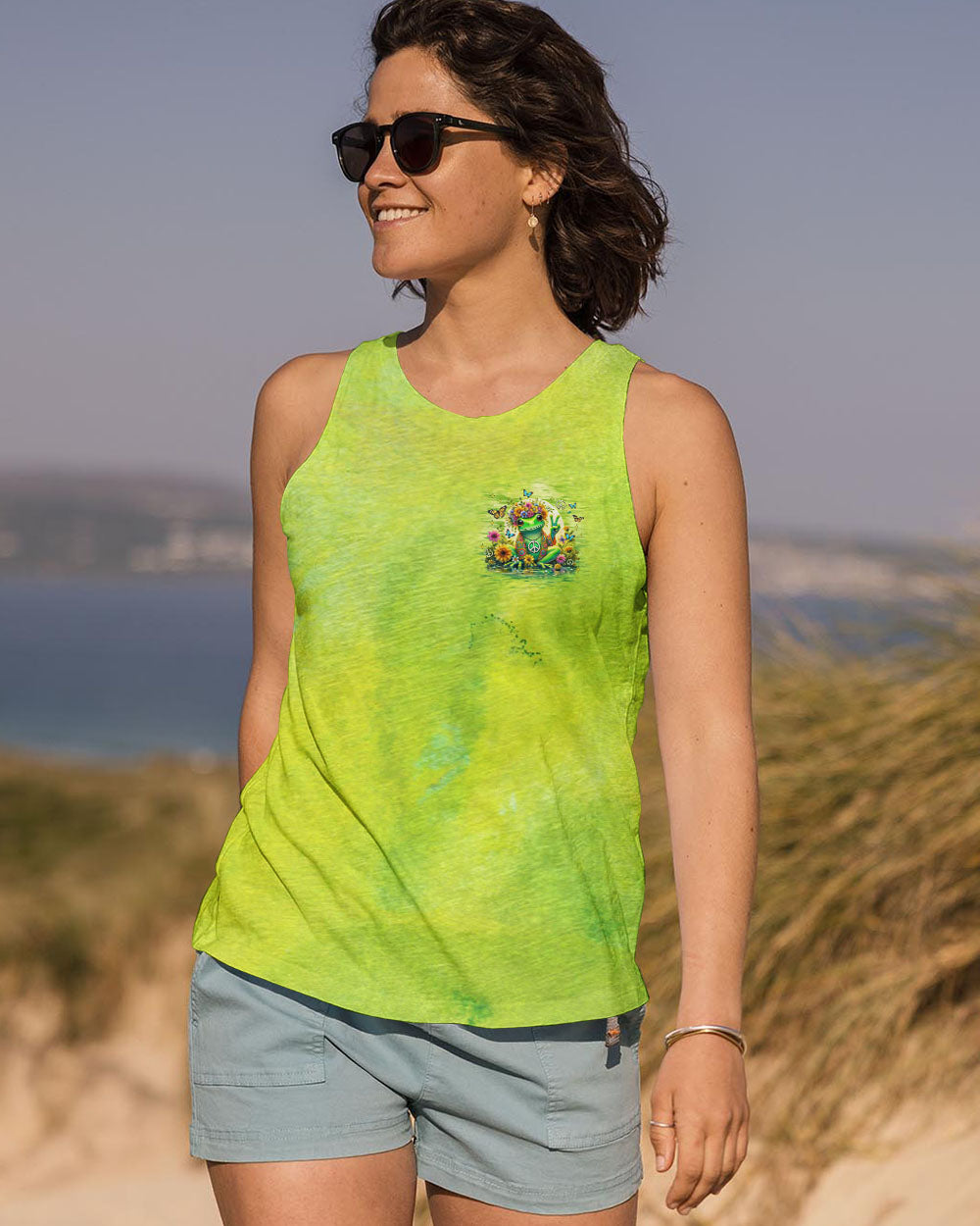 HELLO DARKNESS MY OLD FRIEND FROG ALL OVER PRINT  - TLNZ2101251