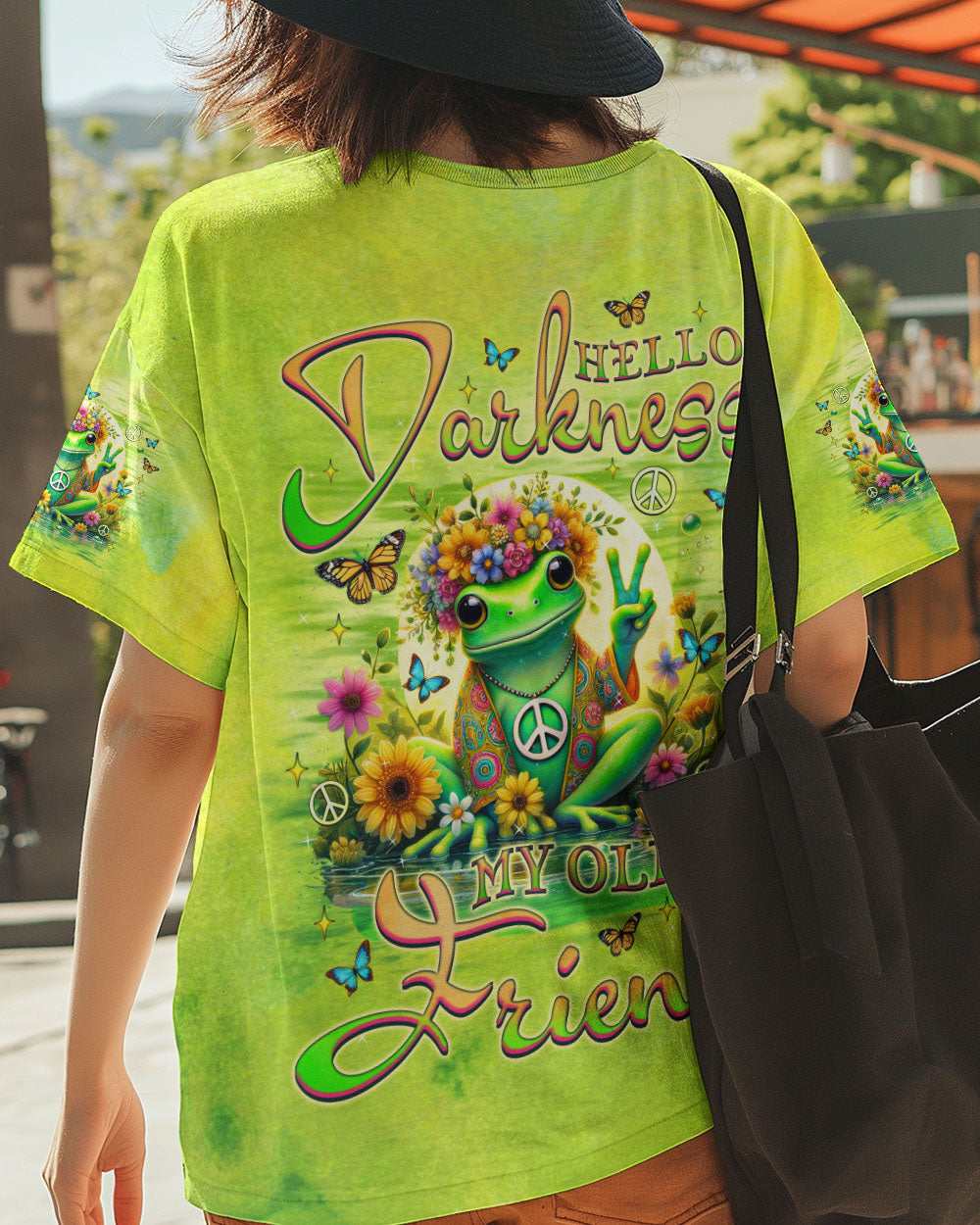 HELLO DARKNESS MY OLD FRIEND FROG ALL OVER PRINT  - TLNZ2101251