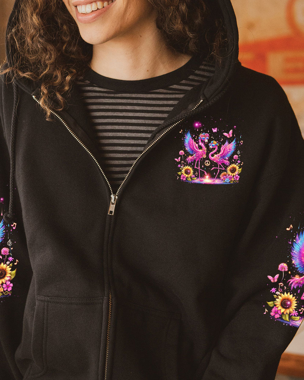 DANCE IN THE RAIN FLAMINGO ALL OVER PRINT - TLNZ2105244