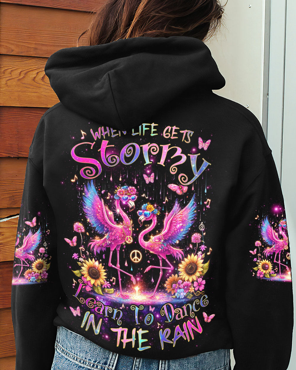 DANCE IN THE RAIN FLAMINGO ALL OVER PRINT - TLNZ2105244