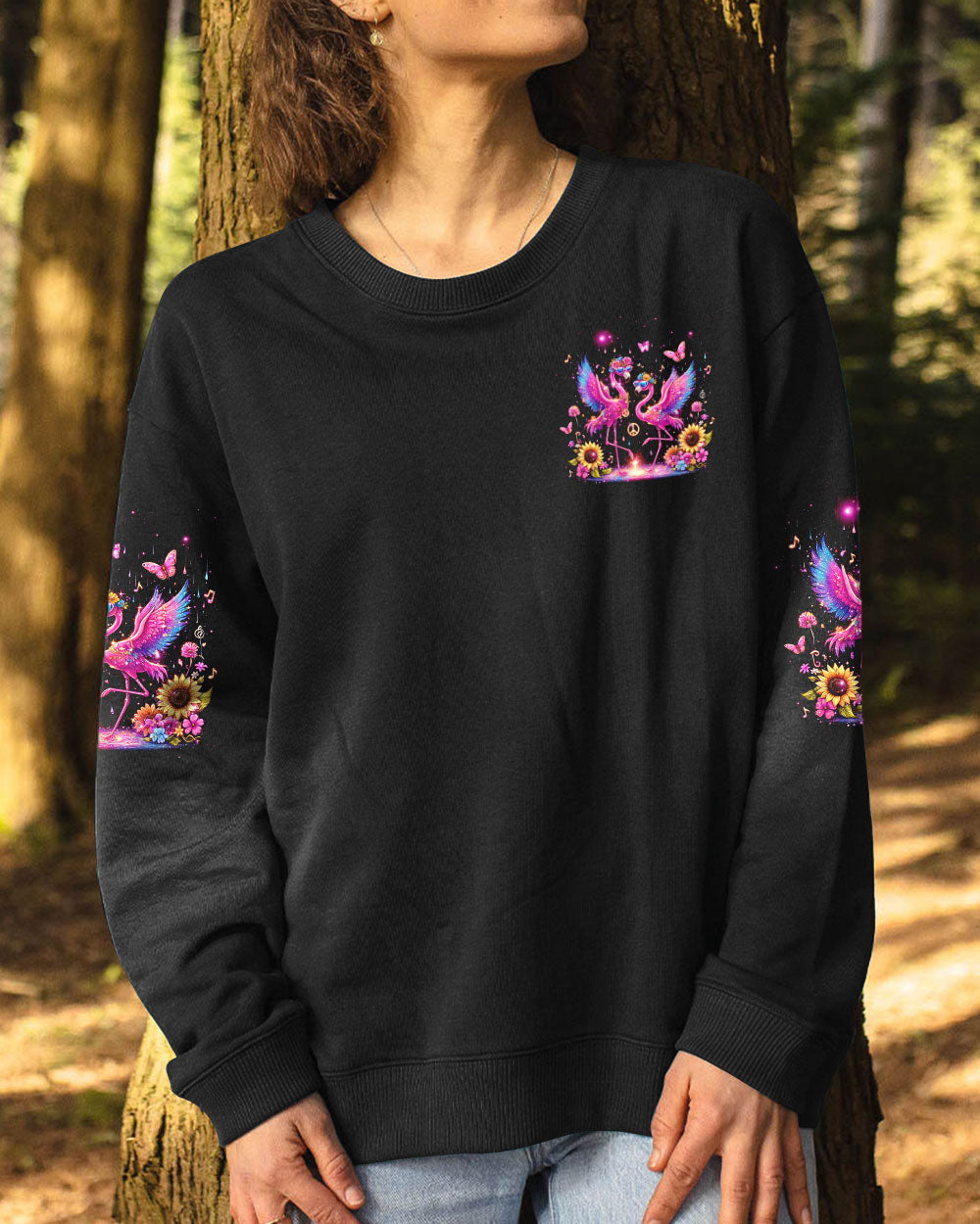 DANCE IN THE RAIN FLAMINGO ALL OVER PRINT - TLNZ2105244
