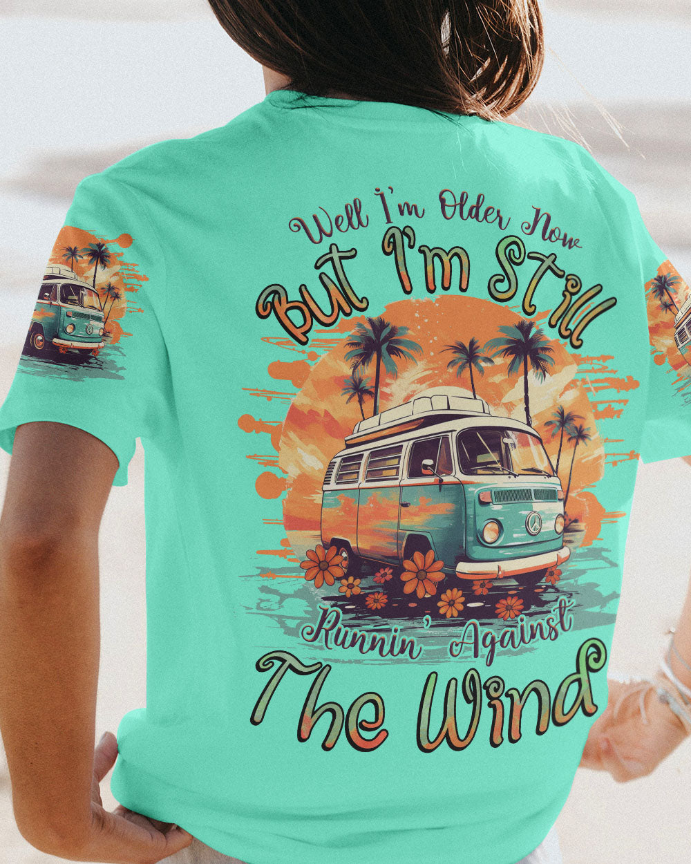 RUNNING AGAINST THE WIND BEACH ALL OVER PRINT - TLNZ2108231