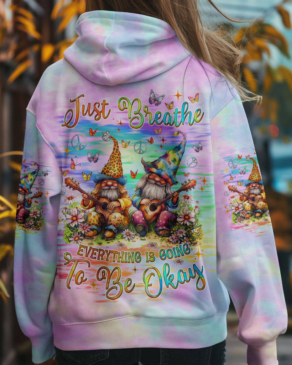 JUST BREATHE GNOME ALL OVER PRINT - TLNZ2109243