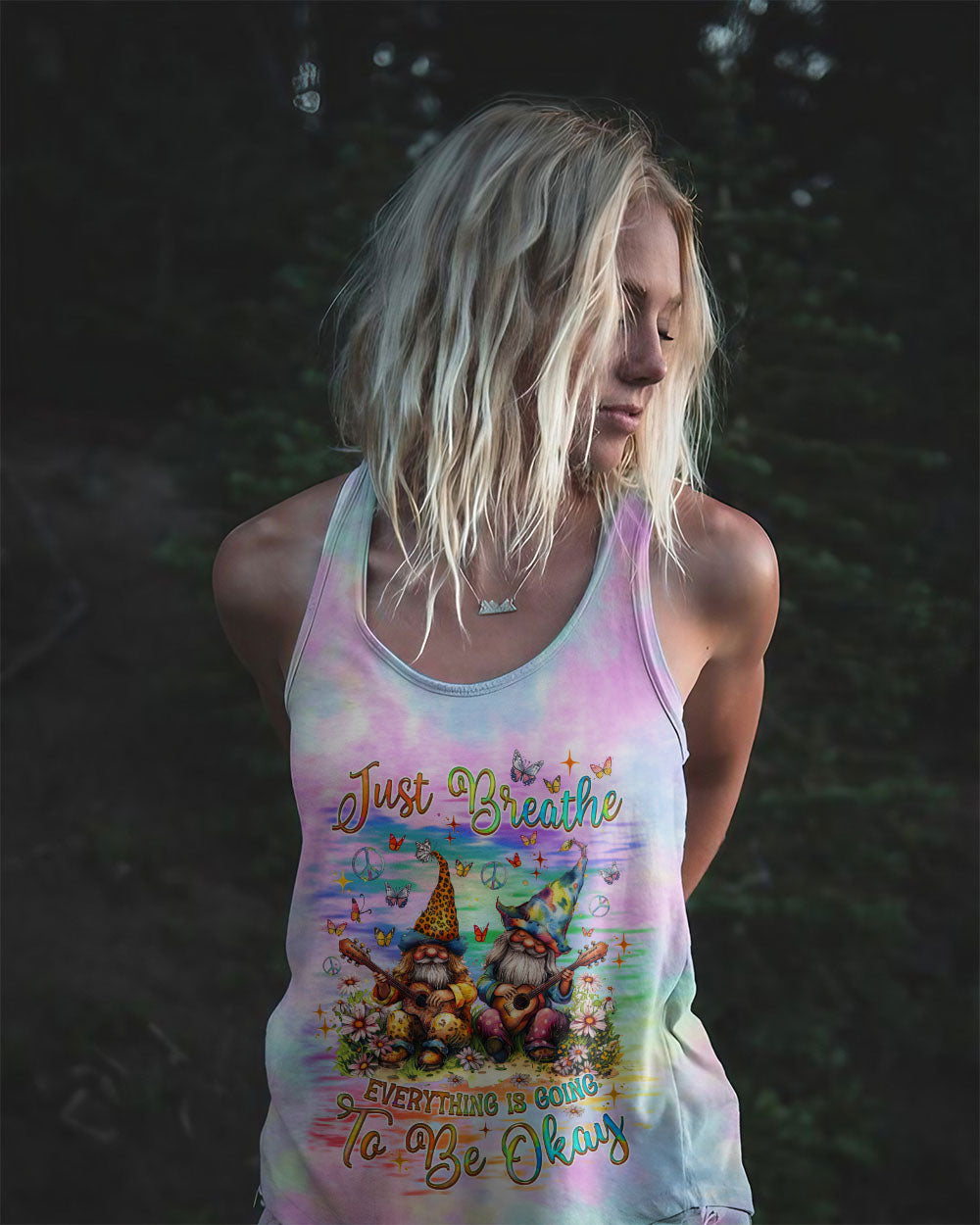 JUST BREATHE GNOME ALL OVER PRINT - TLNZ2109243