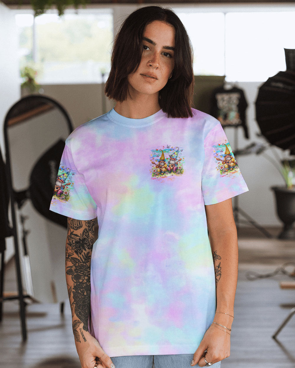 JUST BREATHE GNOME ALL OVER PRINT - TLNZ2109243