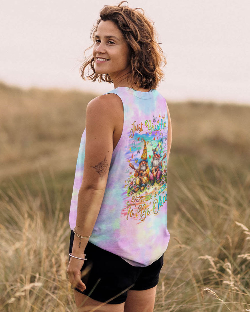 JUST BREATHE GNOME ALL OVER PRINT - TLNZ2109243