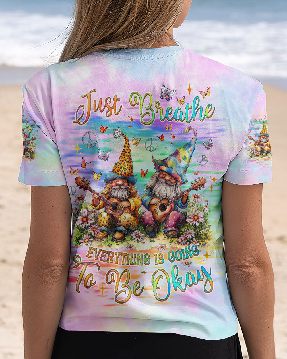 JUST BREATHE GNOME ALL OVER PRINT - TLNZ2109243