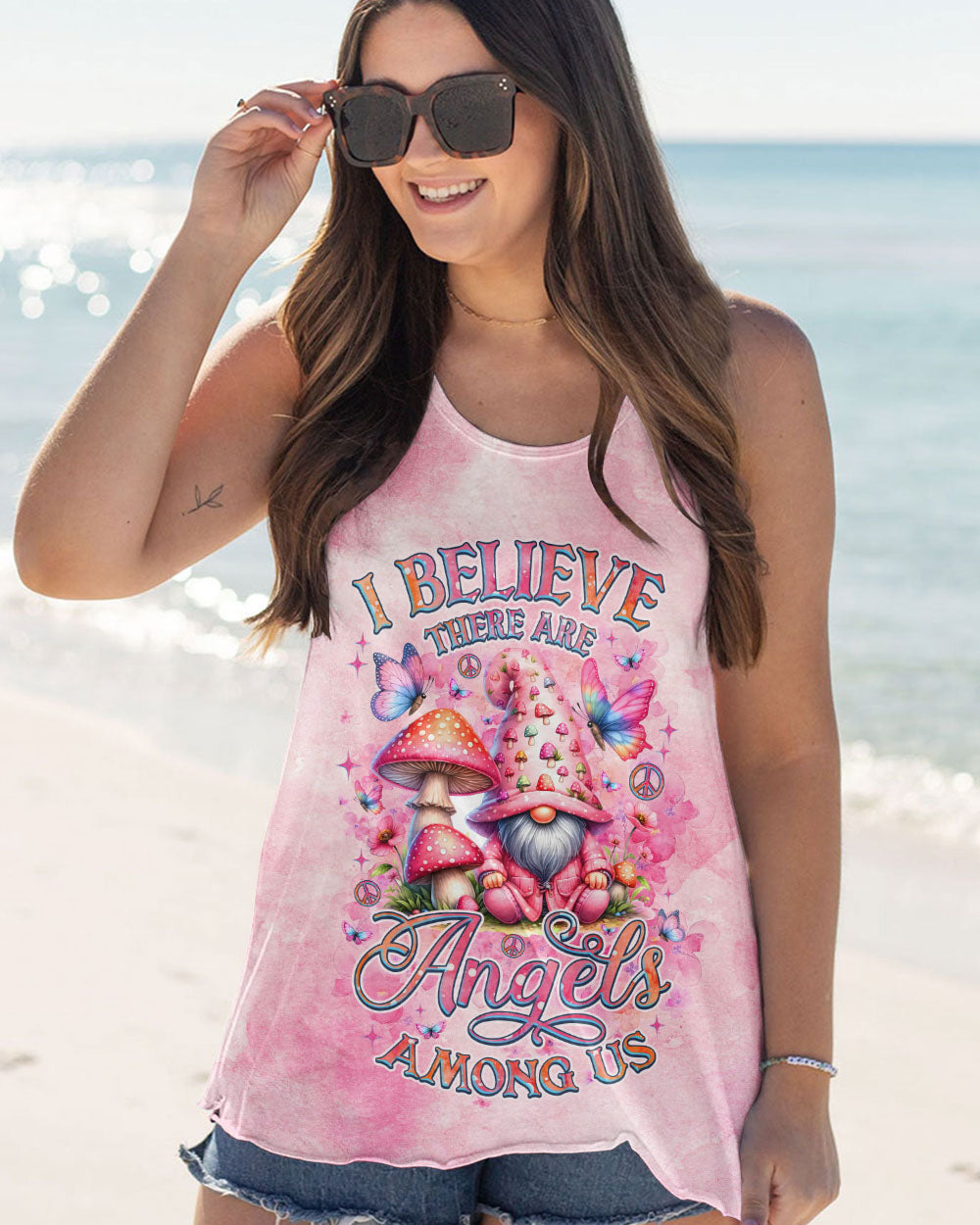 I BELIEVE THERE ARE ANGELS AMONG US GNOMES ALL OVER PRINT - TLNZ2110243