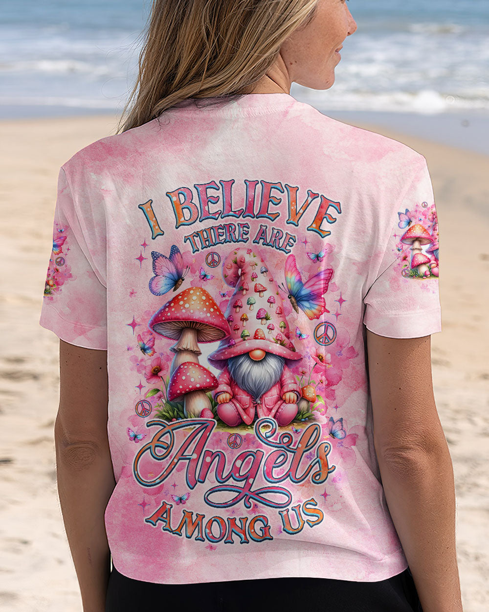 I BELIEVE THERE ARE ANGELS AMONG US GNOMES ALL OVER PRINT - TLNZ2110243