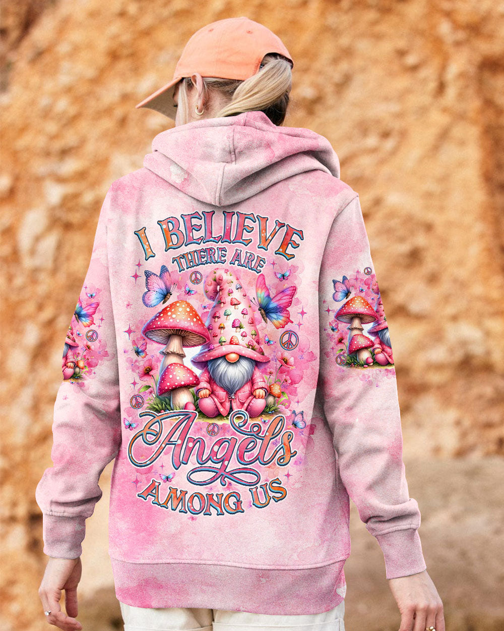 I BELIEVE THERE ARE ANGELS AMONG US GNOMES ALL OVER PRINT - TLNZ2110243