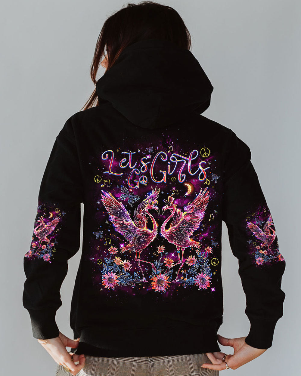 LET'S GO GIRLS FLAMINGO ALL OVER PRINT - TLNZ2204244