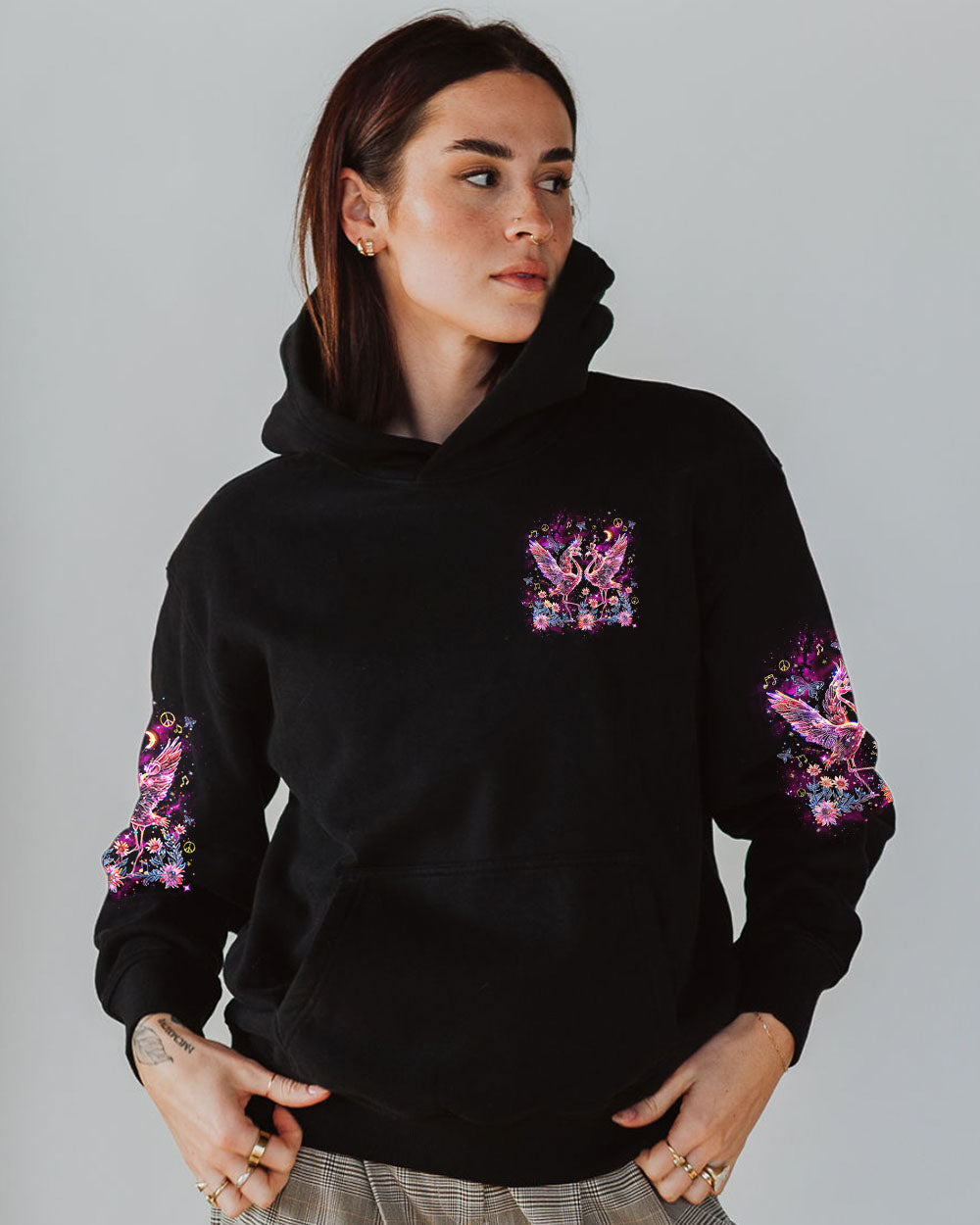 LET'S GO GIRLS FLAMINGO ALL OVER PRINT - TLNZ2204244