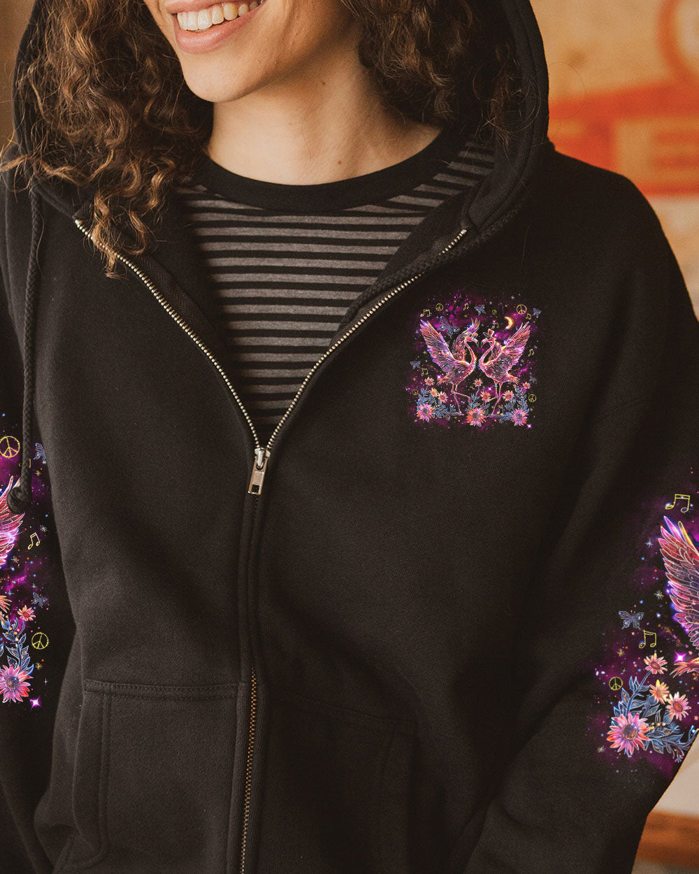 LET'S GO GIRLS FLAMINGO ALL OVER PRINT - TLNZ2204244