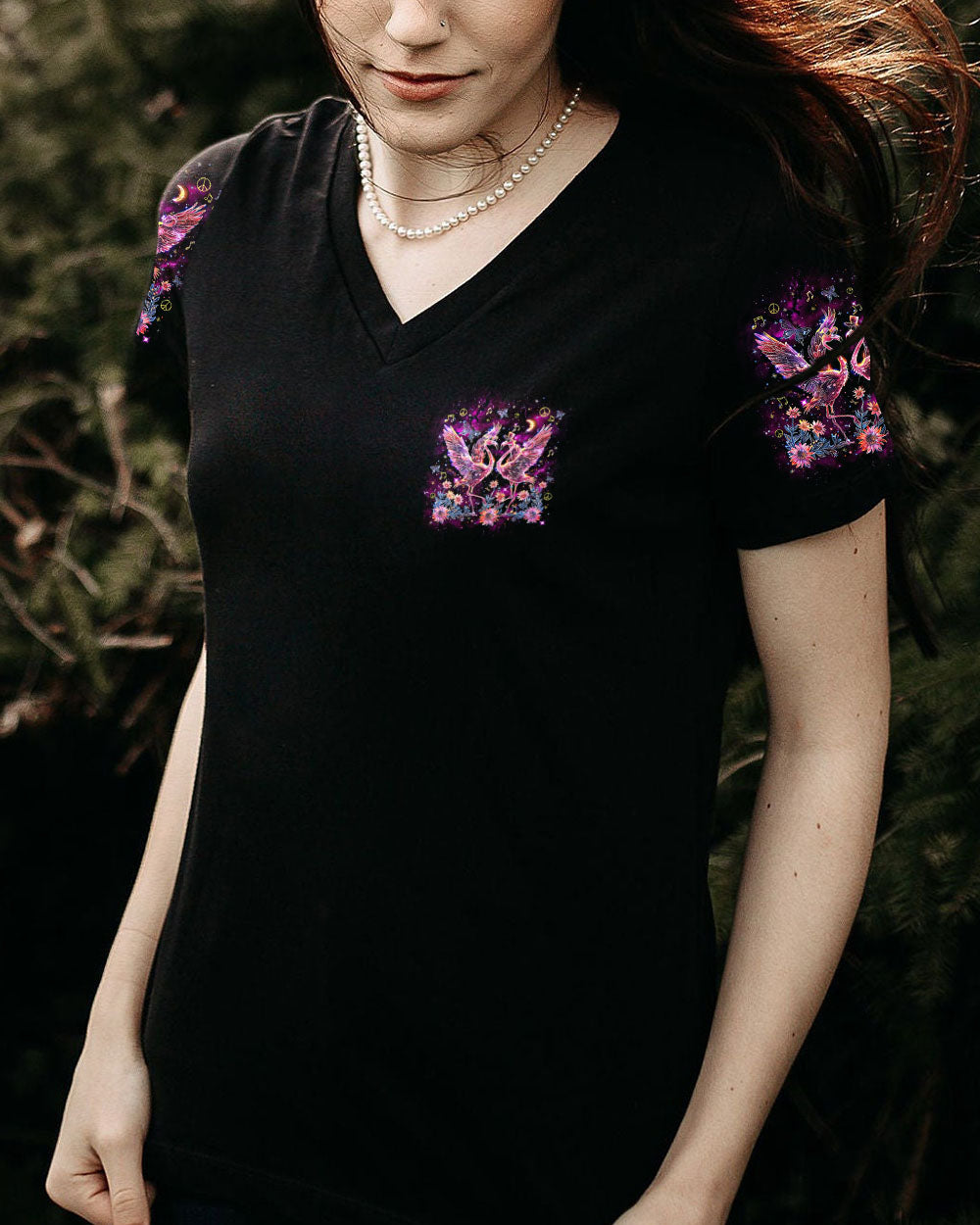 LET'S GO GIRLS FLAMINGO ALL OVER PRINT - TLNZ2204244