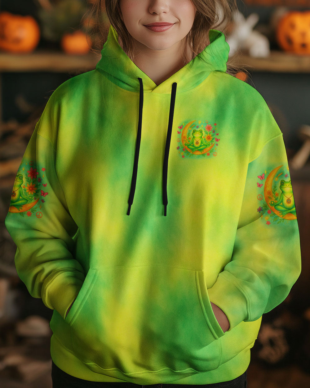 BE YOU THE WORLD WILL ADJUST FROG ALL OVER PRINT - TLNZ2205252