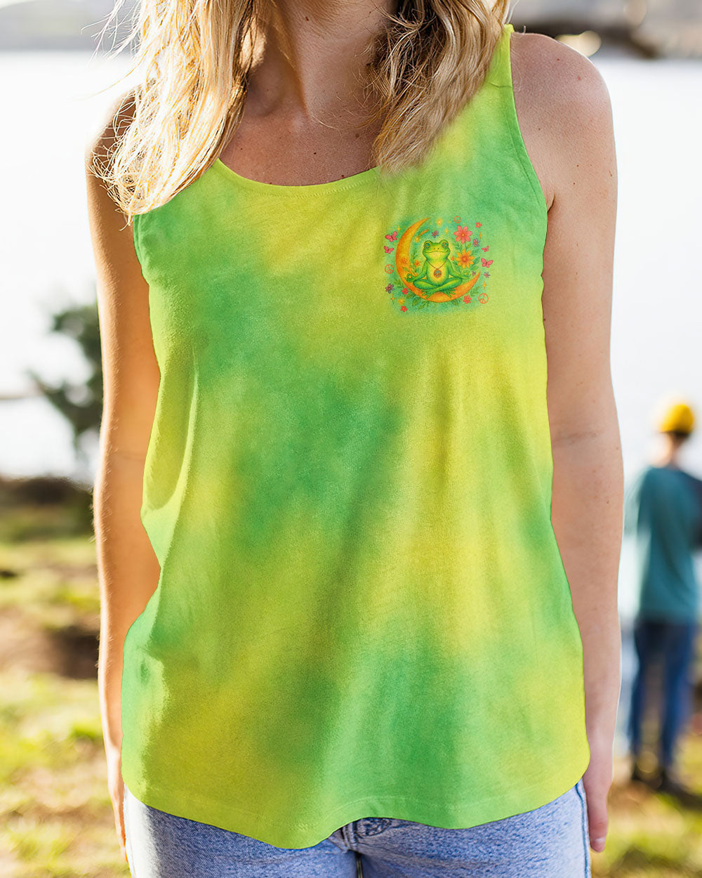 BE YOU THE WORLD WILL ADJUST FROG ALL OVER PRINT - TLNZ2205252