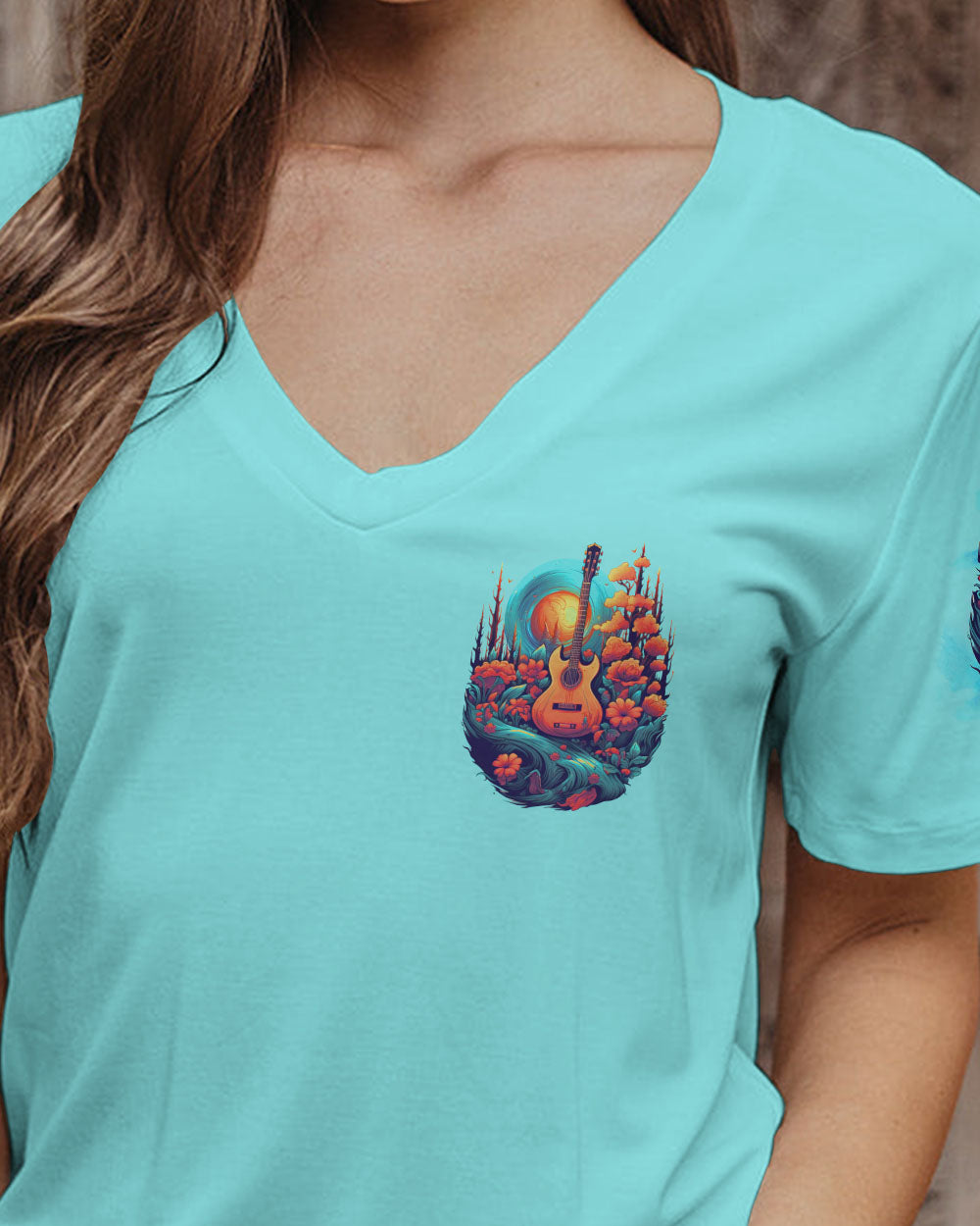 WHERE WORDS FAIL MUSIC SPEAKS GUITAR ALL OVER PRINT - TLNZ2206232