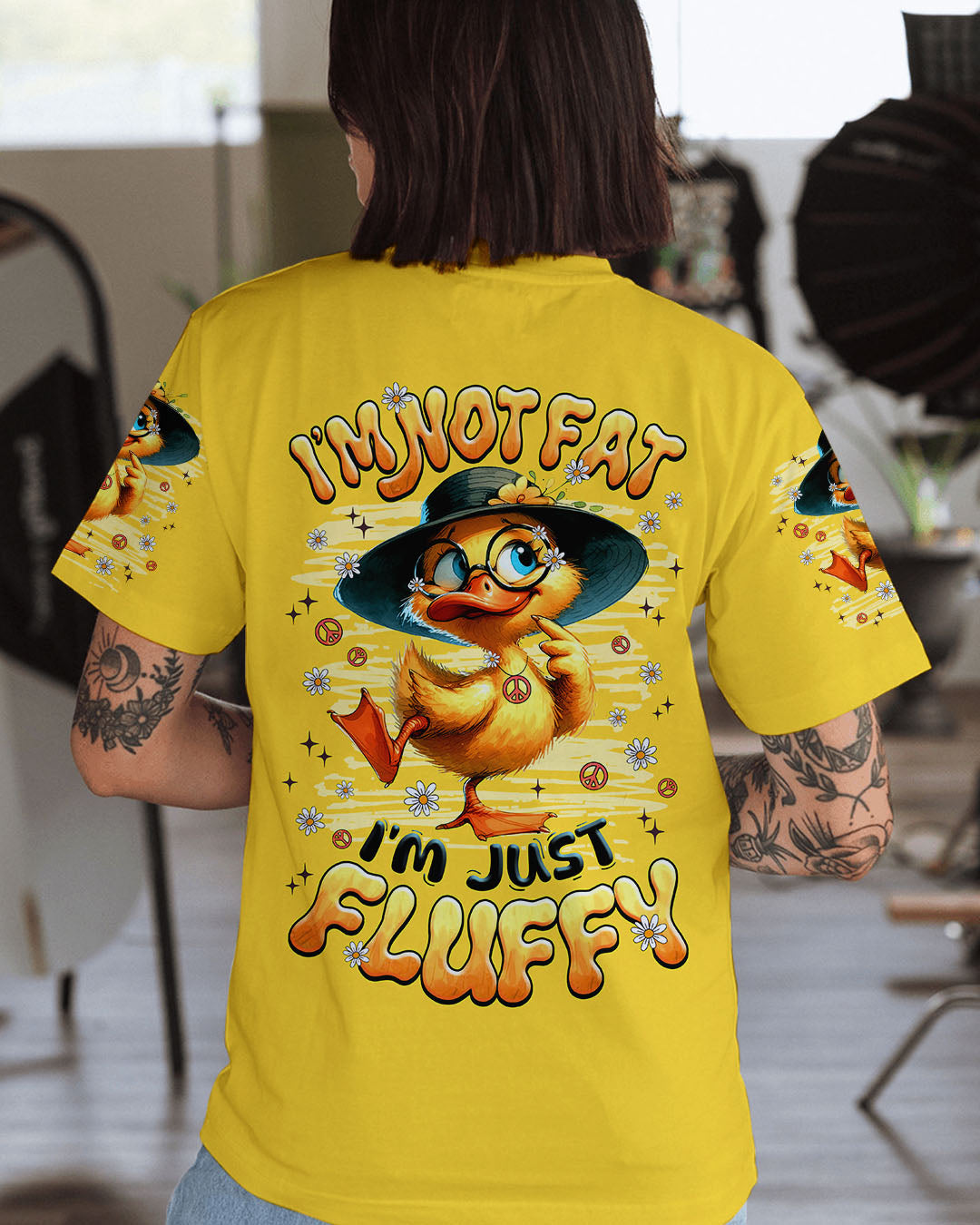 I'M JUST FLUFFY DUCK ALL OVER PRINT - TLNZ2208251