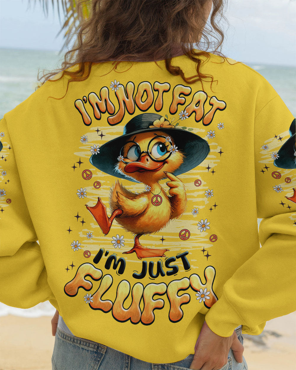 I'M JUST FLUFFY DUCK ALL OVER PRINT - TLNZ2208251