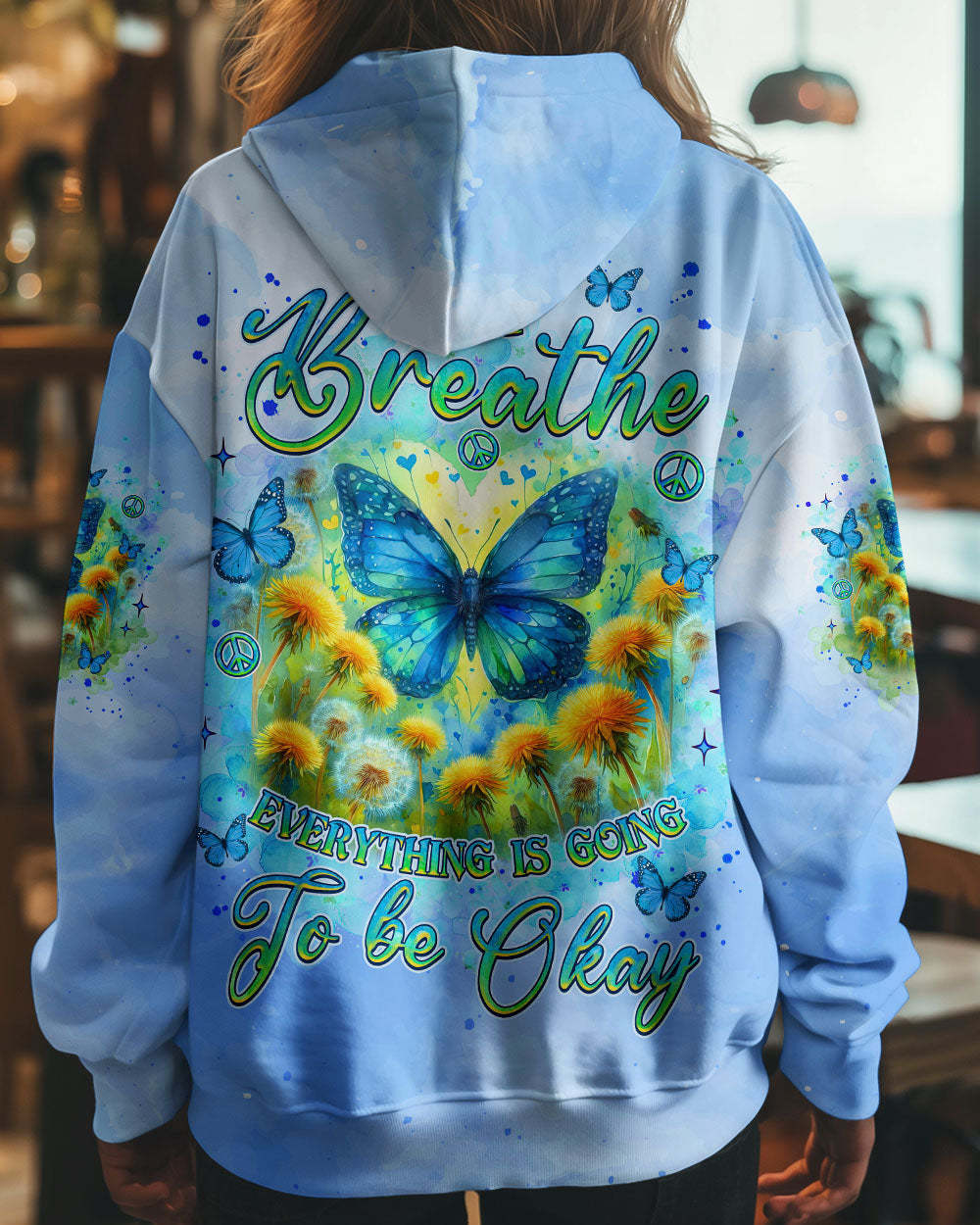JUST BREATHE BUTTERFLY ALL OVER PRINT - TLNZ2304252