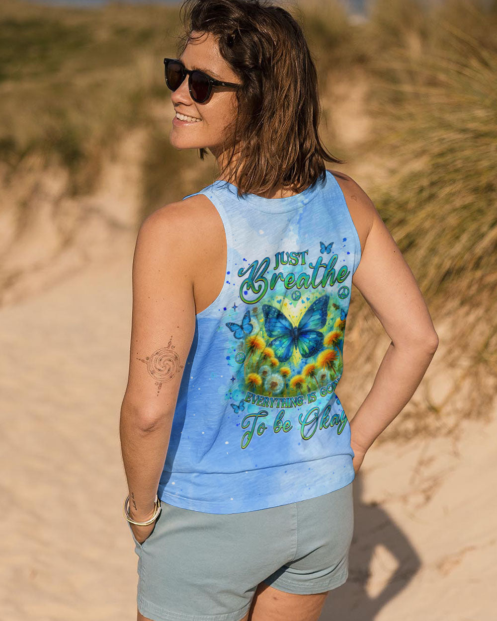 JUST BREATHE BUTTERFLY ALL OVER PRINT - TLNZ2304252