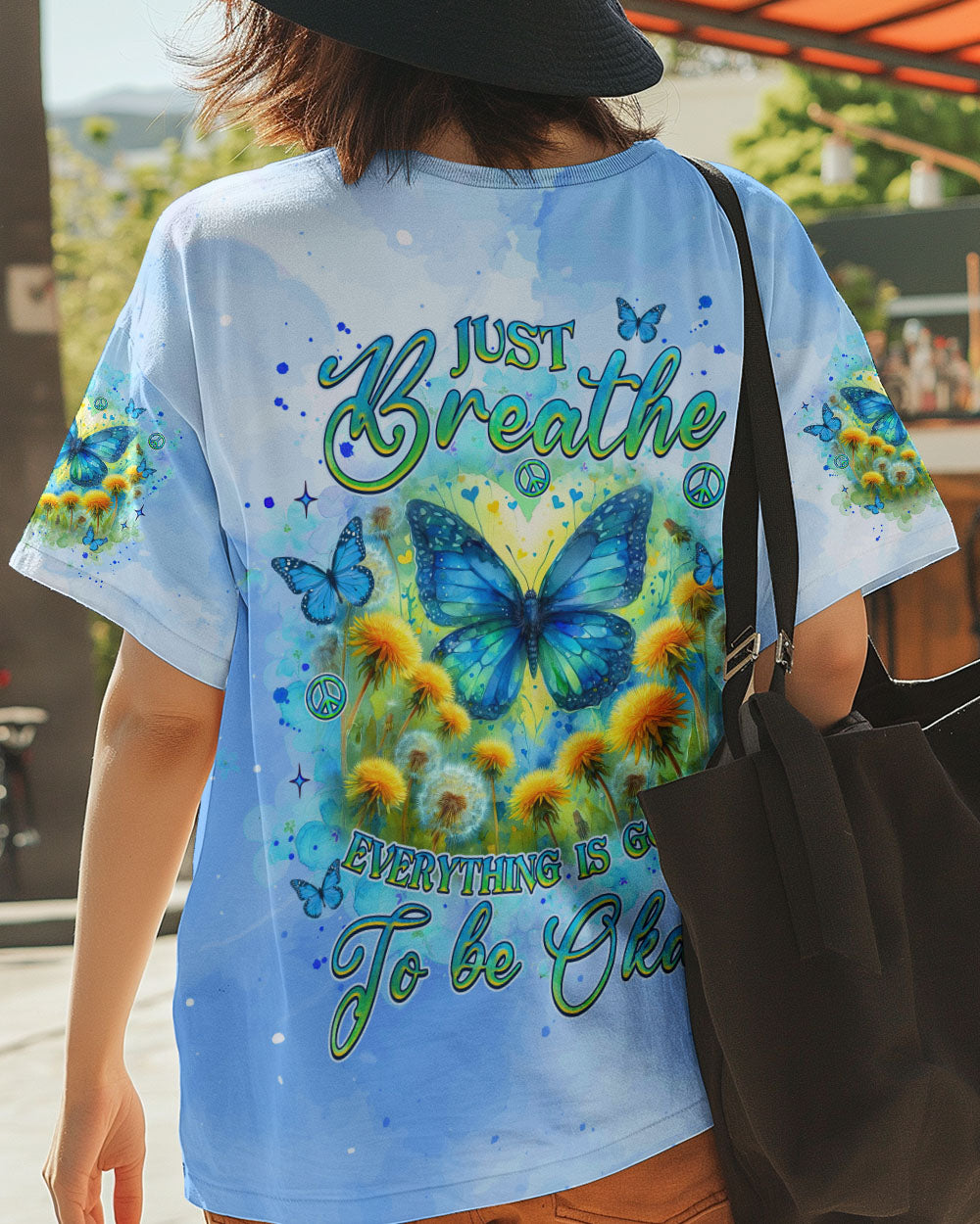 JUST BREATHE BUTTERFLY ALL OVER PRINT - TLNZ2304252