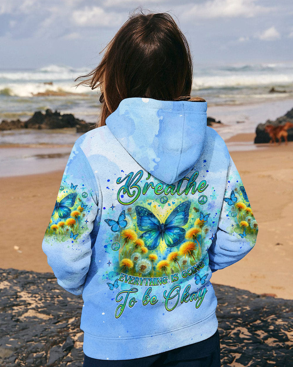 JUST BREATHE BUTTERFLY ALL OVER PRINT - TLNZ2304252