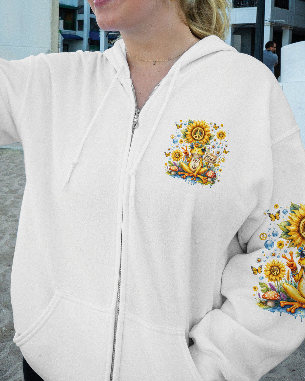 DON'T WORRY BE HOPPY FROG ALL OVER PRINT - TLNZ2401241
