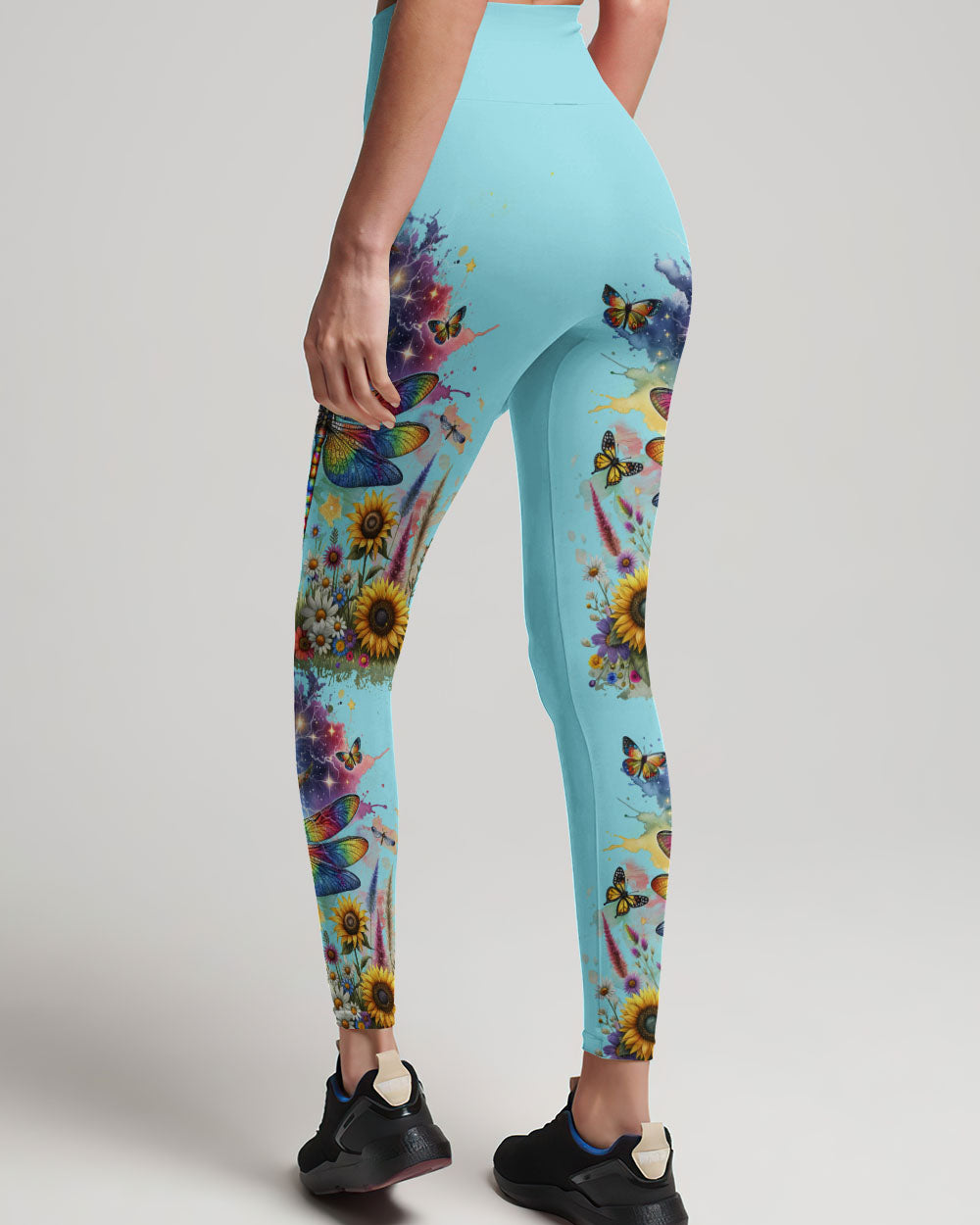 I AM THE STORM DRAGONFLY CRESCENT MOON FLORAL ALL OVER PRINT - TLNZ2411231