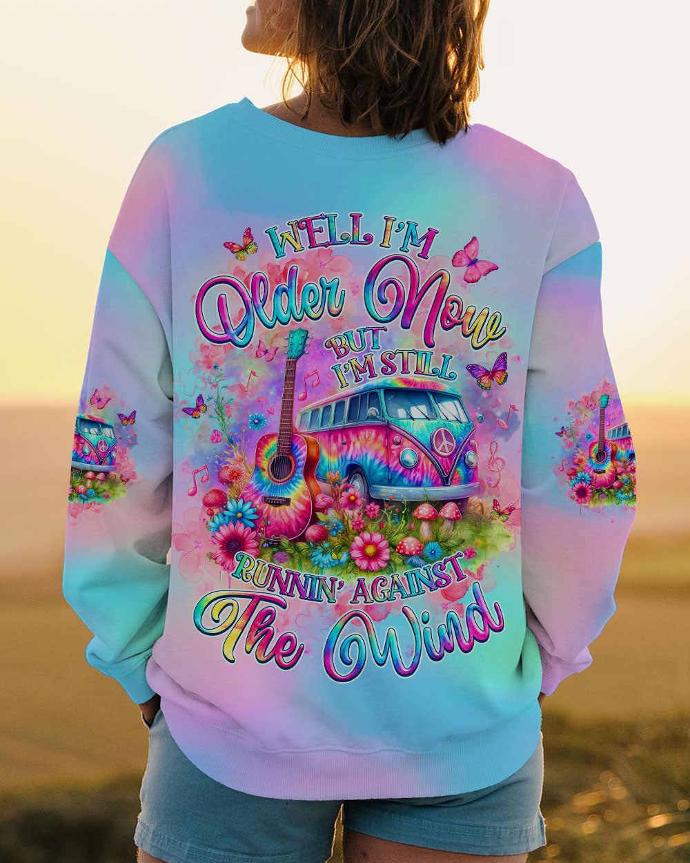 RUNNING AGAINST THE WIND BUS GUITAR ALL OVER PRINT - TLNZ2506241