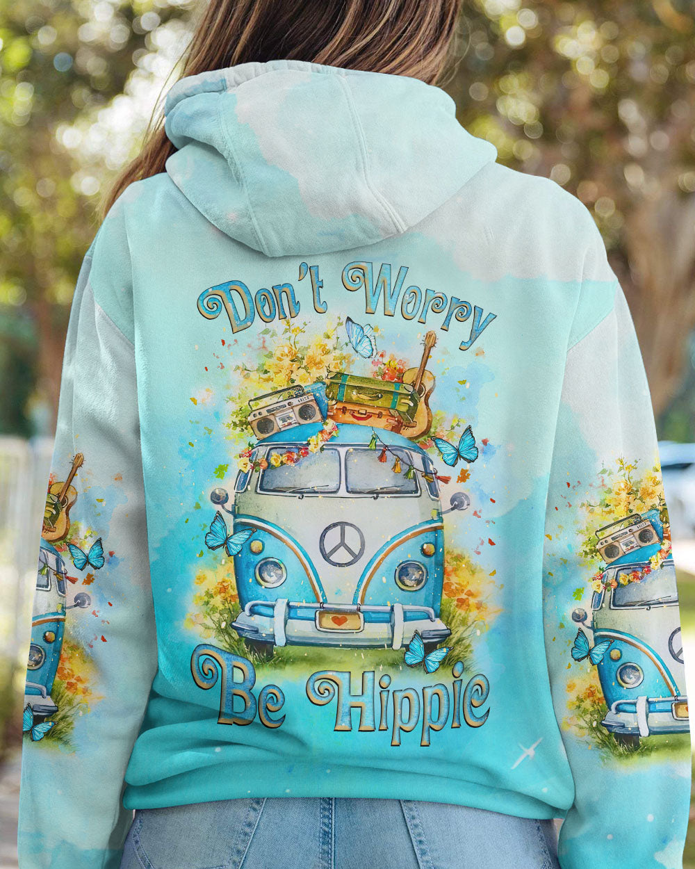DON'T WORRY BE HIPPIE ALL OVER PRINT - TLNZ2508231