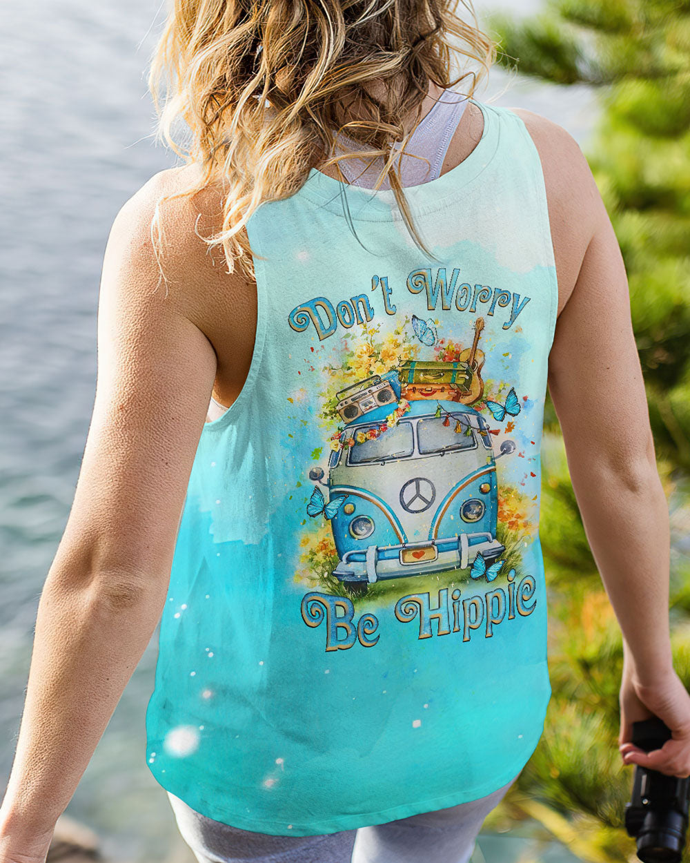 DON'T WORRY BE HIPPIE ALL OVER PRINT - TLNZ2508231