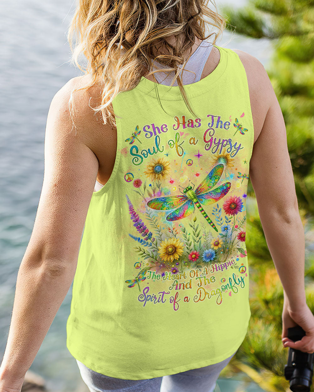 SPIRIT OF A DRAGONFLY FLORAL ALL OVER PRINT - TLNZ2511232