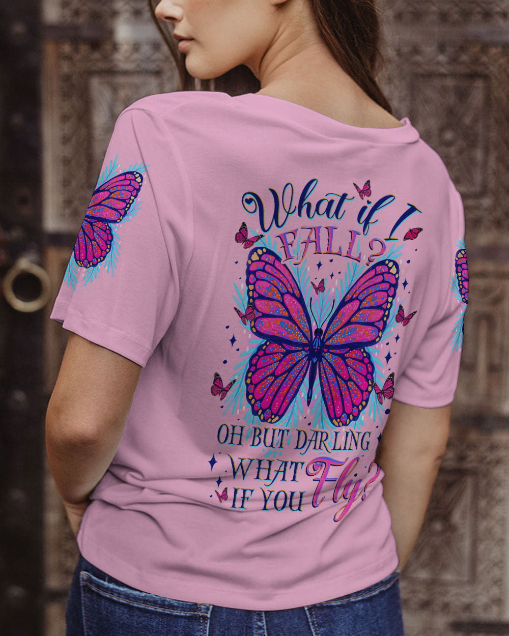 WHAT IF I FALL BUTTERFLY ALL OVER PRINT - TLNZ2607234