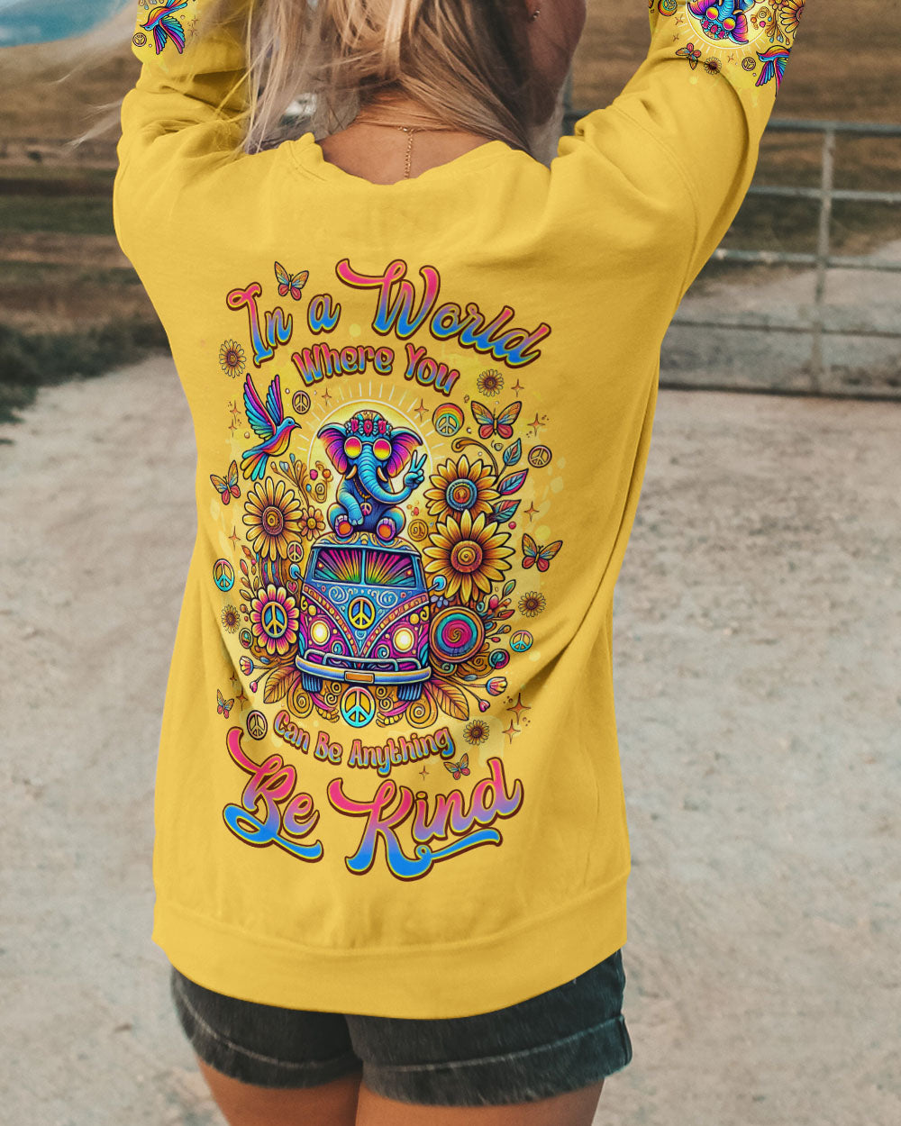 BE KIND ELEPHANT BUS ALL OVER PRINT - TLNZ2608241