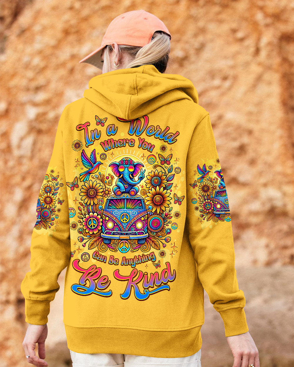 BE KIND ELEPHANT BUS ALL OVER PRINT - TLNZ2608241