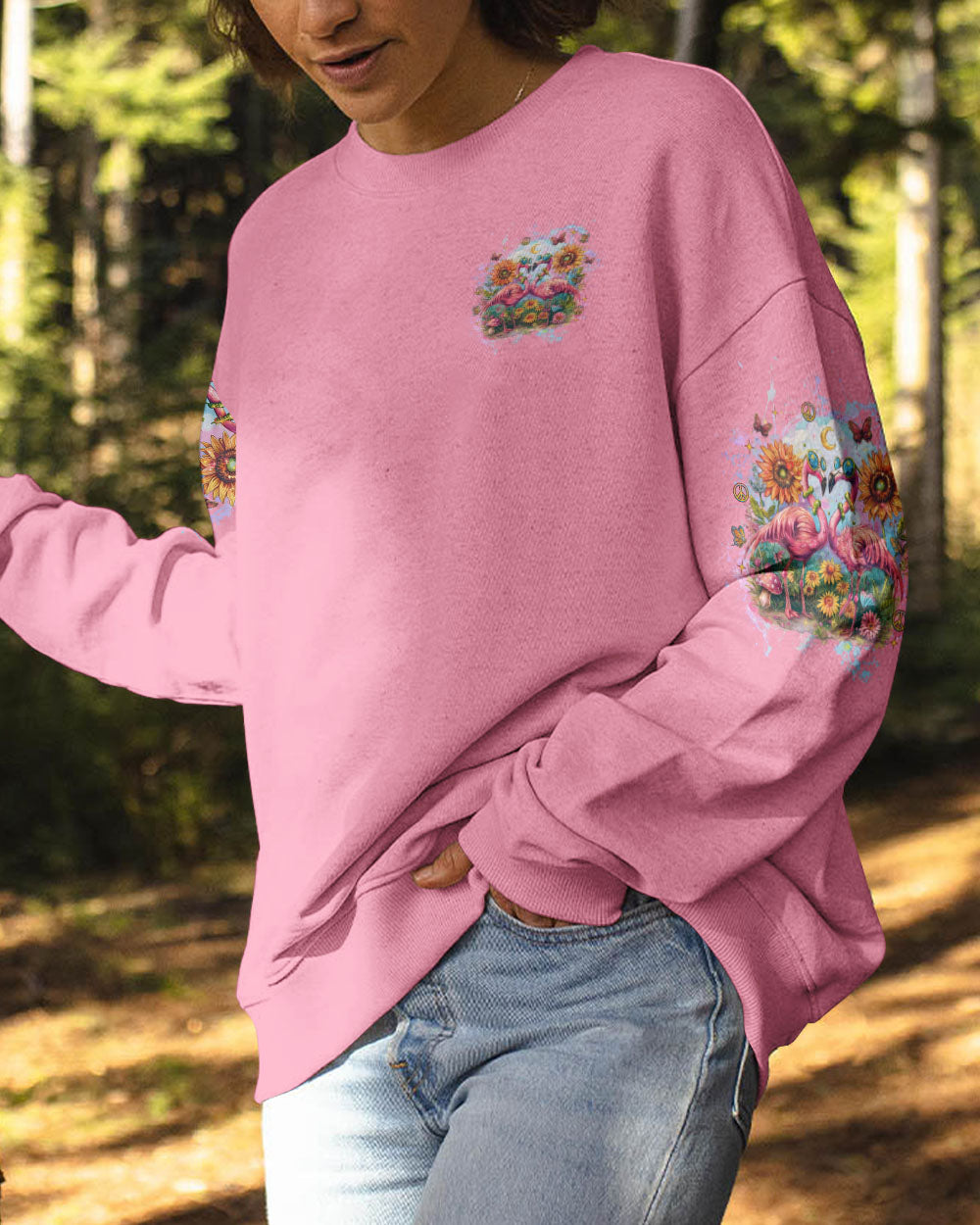 MAKE TODAY FLAMAZING FLAMINGO ALL OVER PRINT  - TLNZ2611242