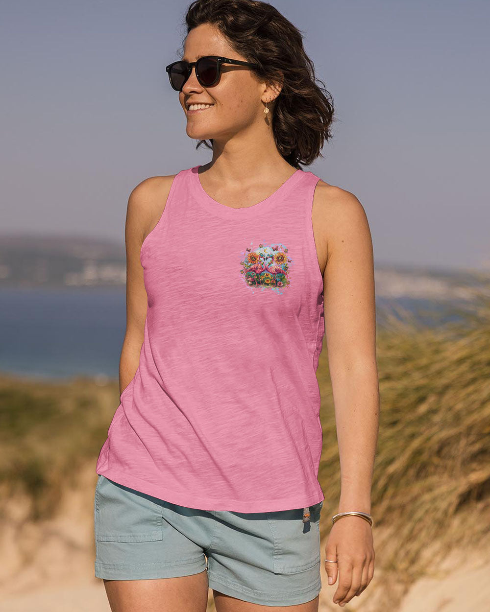 MAKE TODAY FLAMAZING FLAMINGO ALL OVER PRINT  - TLNZ2611242