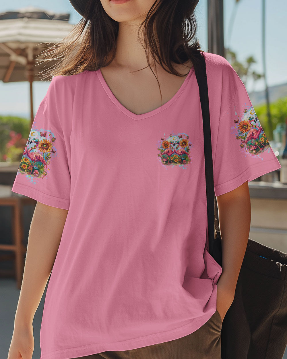 MAKE TODAY FLAMAZING FLAMINGO ALL OVER PRINT  - TLNZ2611242